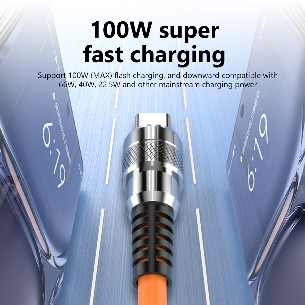 Cáp Sạc Nhanh Elough 2 Trong 1 100W PD Type C