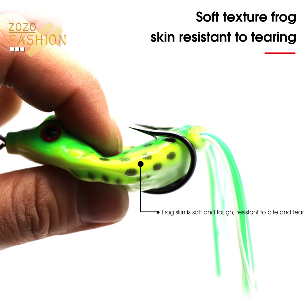 Zzf- Mồi Câu Cá Giả Màu Đen Siêu Bền Chắc Đơn Giản