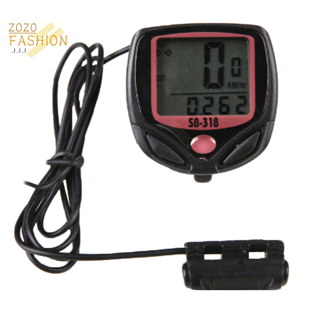 Đồng Hồ Đo Tốc Độ Không Thấm Nước Màn Hình LCD Cho Xe Đạp
