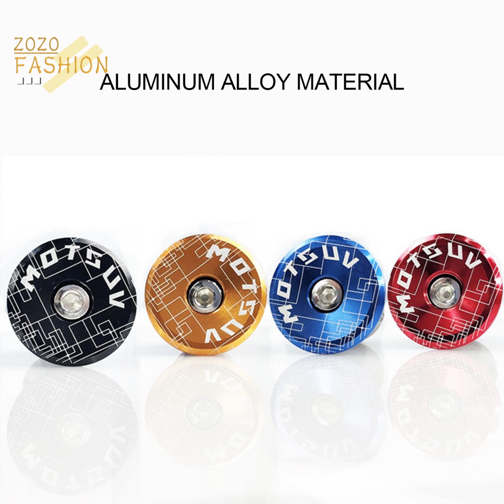 Bộ 2 Nút Gắn Tay Cầm Xe Đạp Leo Núi Bằng Hợp Kim Nhôm Chất Lượng Cao