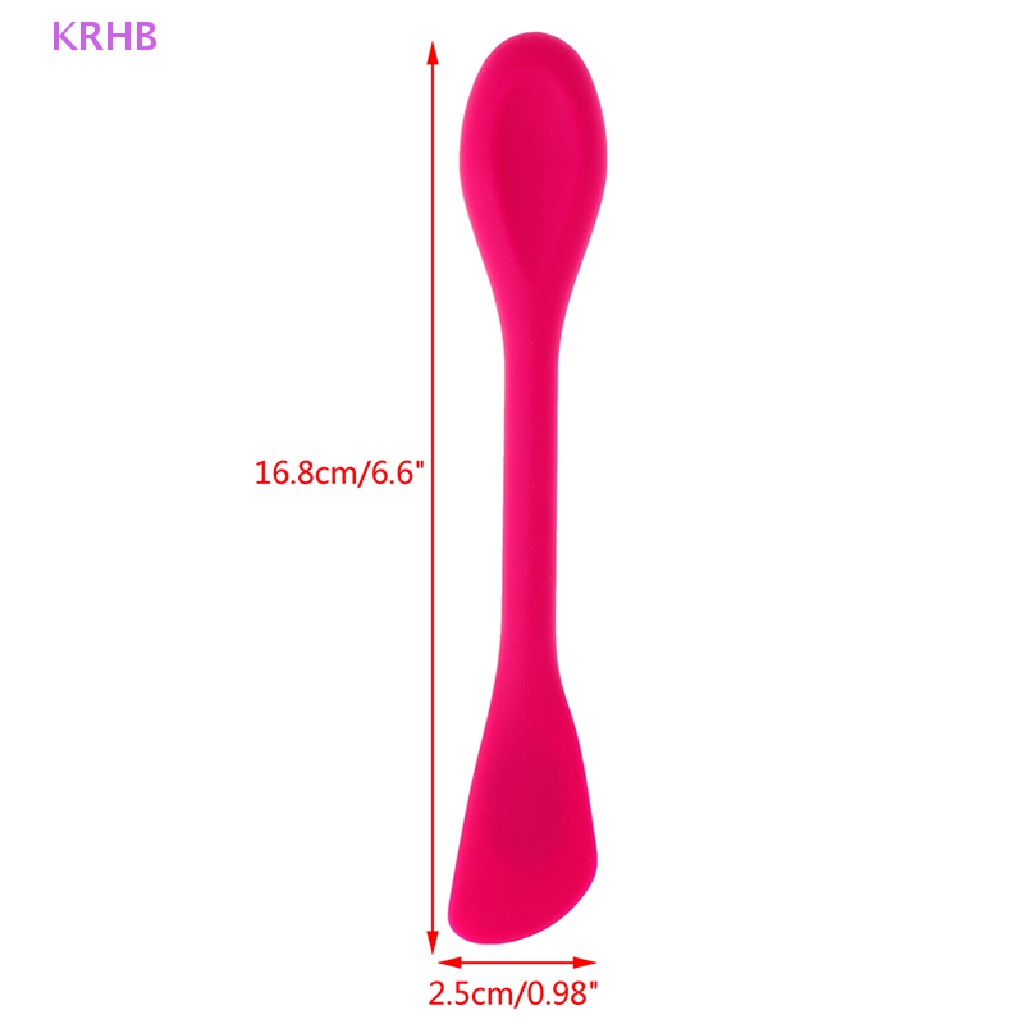 Bàn Chải Silicone Rửa Mặt Mát Xa Tẩy Tế Bào Chết KRHB Áo Thun Thiết Kế Mới Năng Động Thời Trang