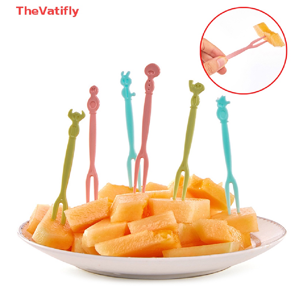 Set 50 Nĩa Ăn Mini Trong Suốt Dùng Một Lần Cho Tiệc BBQ