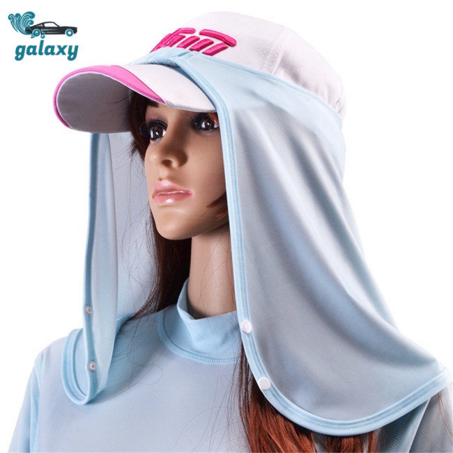 Galaxy Khăn Quàng Cổ Chống Nắng Và Tia UV Bằng Lụa Lạnh Thoáng Khí Nhanh Khô Cho Nam Và Nữ