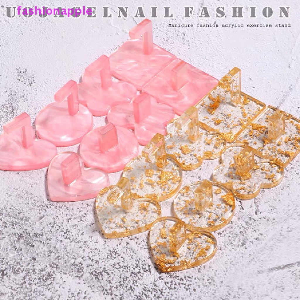 1 Giá Đỡ Trưng Bày Móng Tay Hình Bướm / Trái Tim