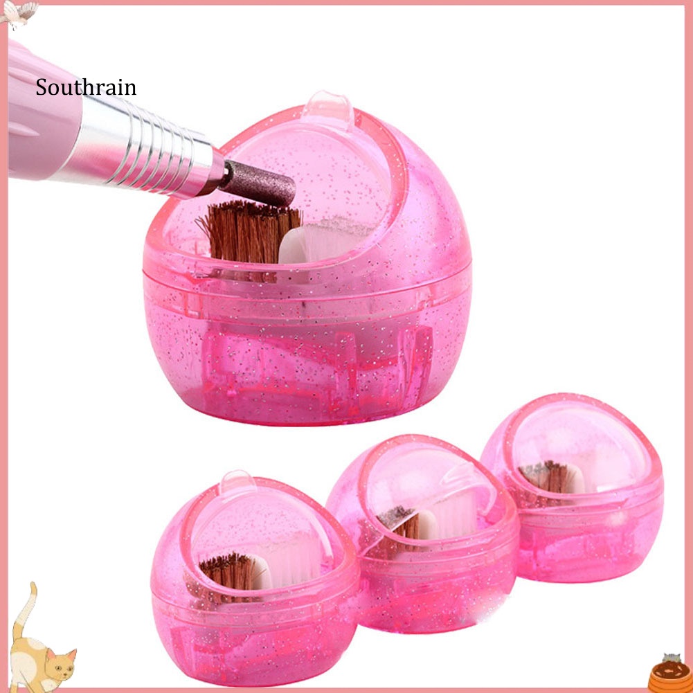 Hộp Nhựa Đựng Cọ Vẽ Móng Tay Chuyên Nghiệp Ốp