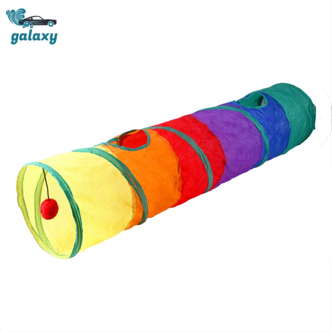 Galaxy Đường Hầm Đồ Chơi Nhiều Màu Sắc Cho Thú Cưng