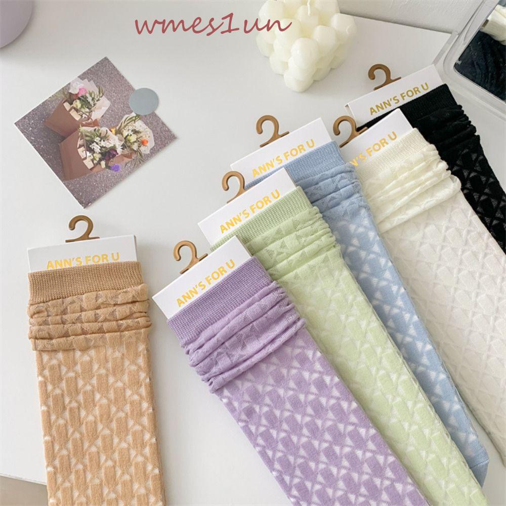 Vớ Lụa Thủy Tinh WMES15H Thấm Hút Mồ Hôi Thoáng Khí Thời Trang Xuân Hè Cho Nữ