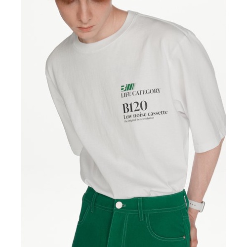 Áo Thun Blur Logo Slash Back Chính Hãng