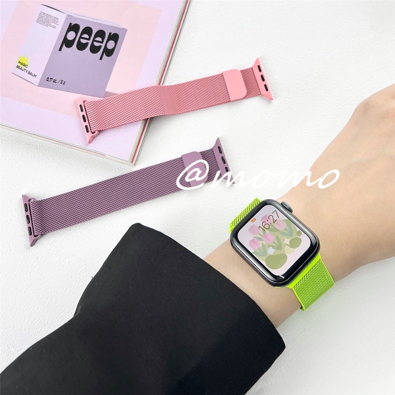 Dây Đeo Bằng Thép Không Gỉ 49mm 45mm 41mm 42mm 40mm 44mm Cho iWatch Ultra Serise 7