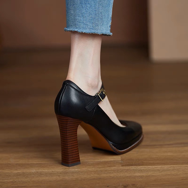 Size Station - Giày cao gót Mary Janes basic 9.5cm 950004