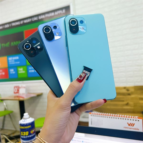 Bộ vỏ Xiaomi Mi 11 Lite 4G / Mi 11 Lite 5G / Mi 11 Lite 5G NE hàng đẹp nấu máy chuẩn hàng như hình.