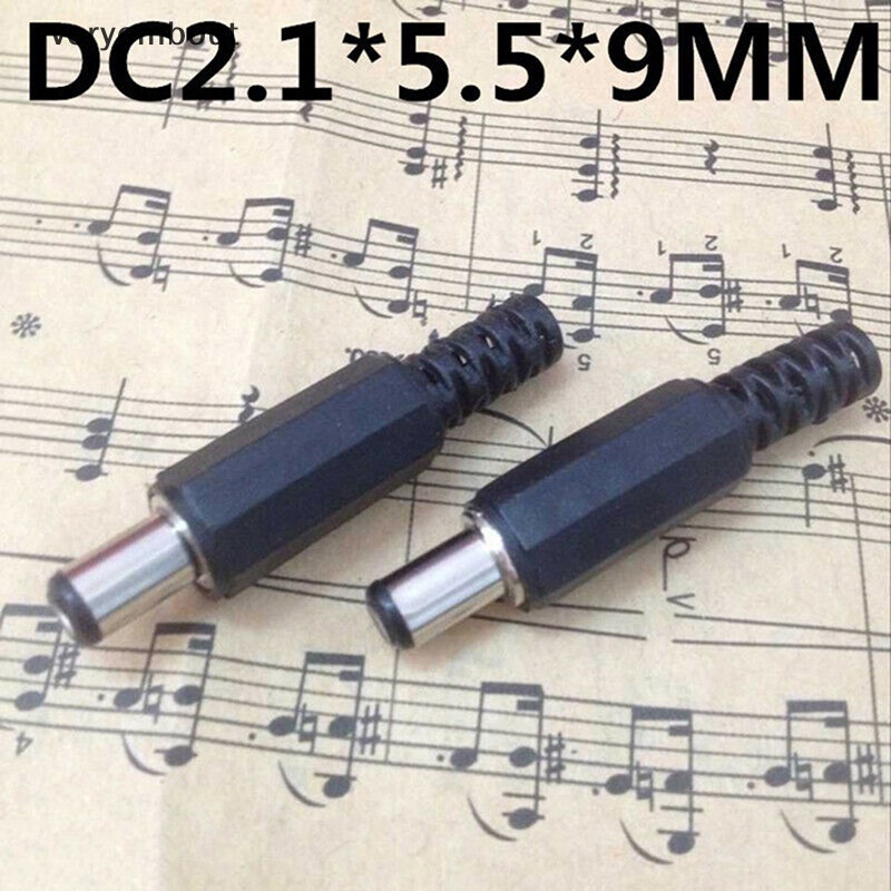 Set 5 Cặp Đầu Nối Phích Cắm Nguồn DC 2.1x5.5mm Tiện Dụng