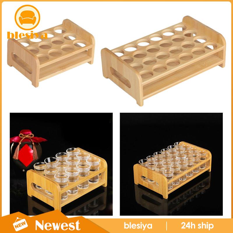 Giá Đỡ Cốc Thủy Tinh Bằng Gỗ Tiện Dụng Cho Quán Bar / Khách Sạn