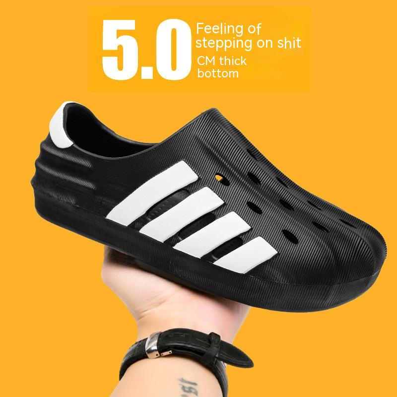 Giày Sandal Thể Thao Nam Đục Lỗ Thoáng Khí 5.0Cm