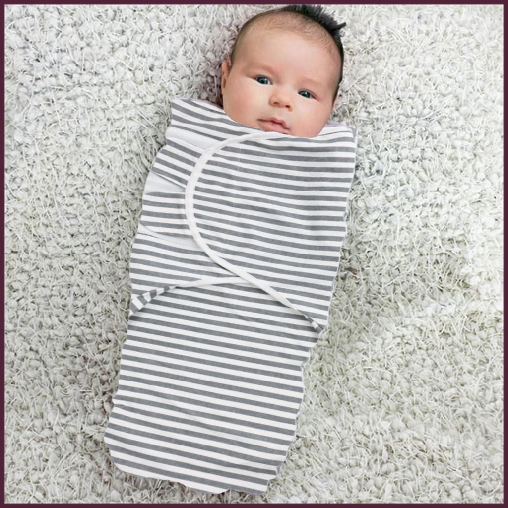 Chăn Quấn Bé Sơ Sinh Bằng Cotton Nguyên Chất Có Thể Điều Chỉnh