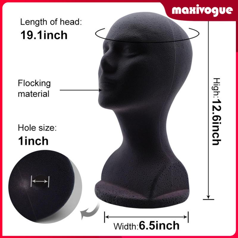 Đầu Ma Nơ Canh Trưng Bày Mũ Kích Thước 32cm
