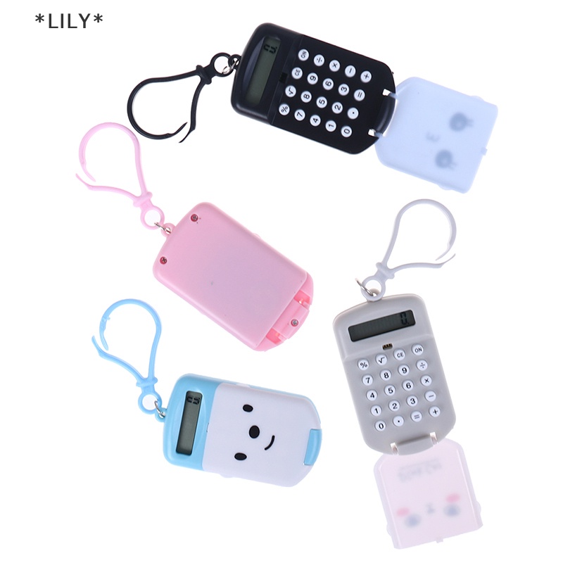 LILY Máy tính xách tay kích thước bỏ túi sáng tạo Keychain Máy tính văn phòng Nguồn cung cấp uuu