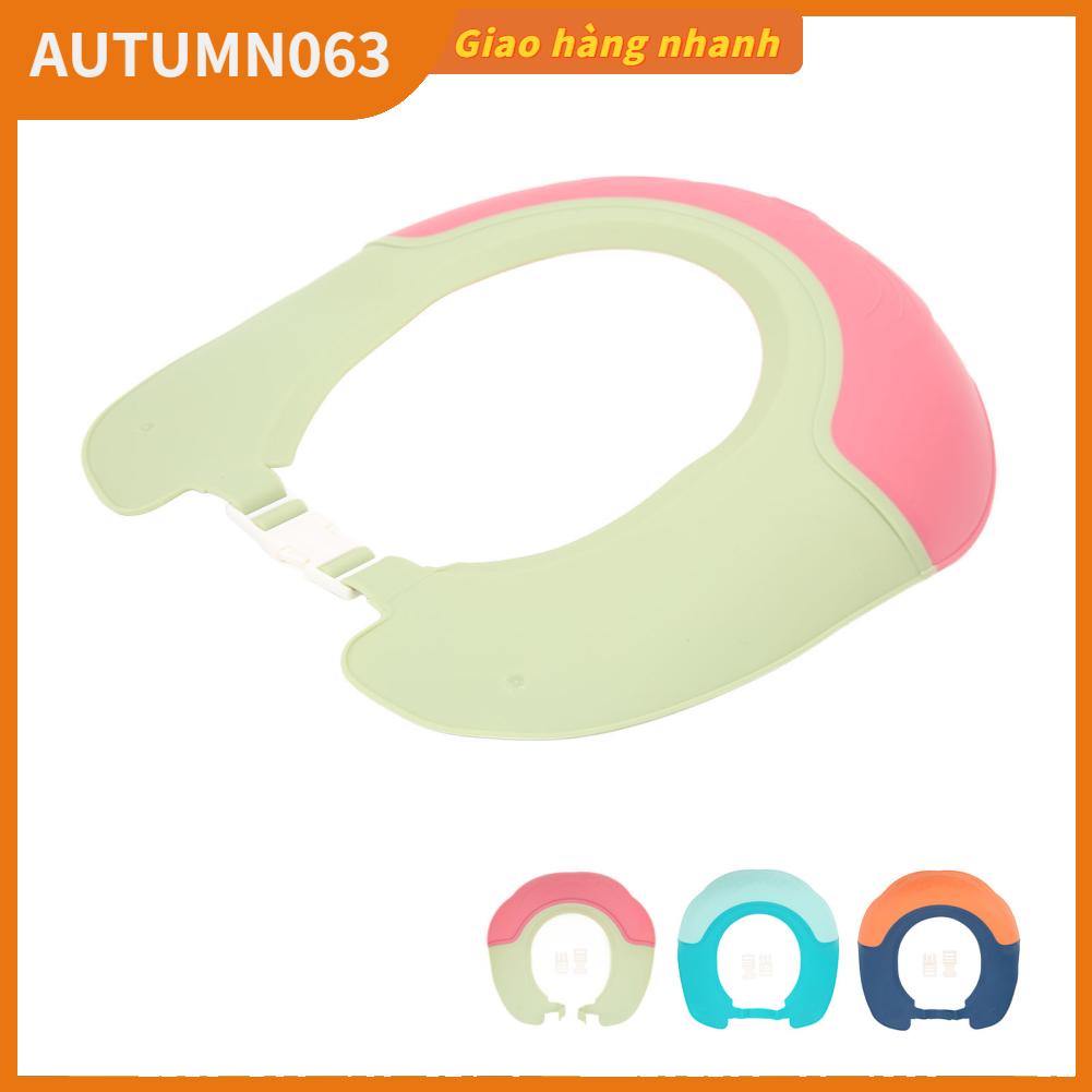 Autumn063 Tấm chắn gội đầu cho trẻ em Silicone chống thấm nước Đàn hồi mở rộng vành bé tắm có thể điều chỉnh