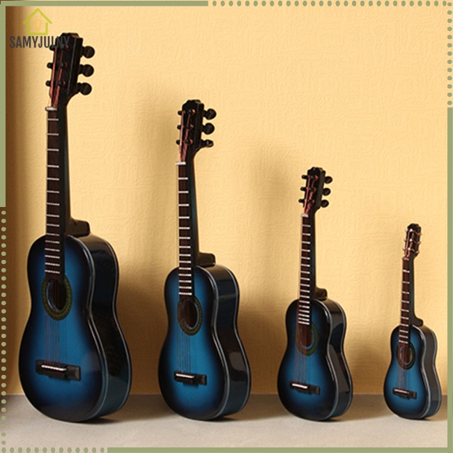 Mô Hình Đàn Guitar Mini Bằng Gỗ