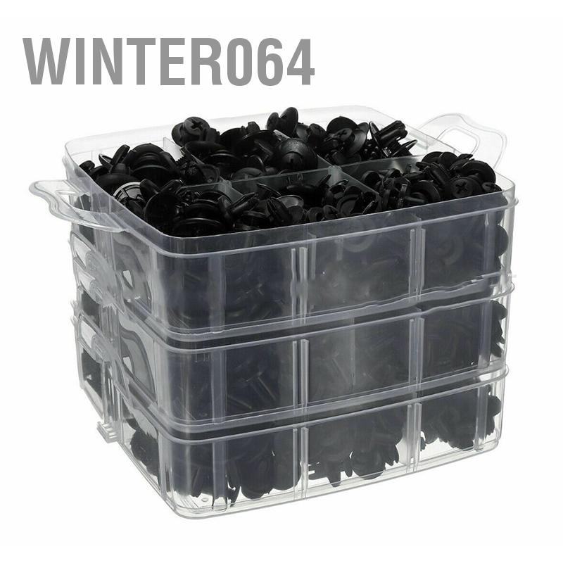 Winter064 Đinh tán ô tô Chốt Hộp đóng gói Kẹp tự động bằng nhựa để sửa chữa bội thu