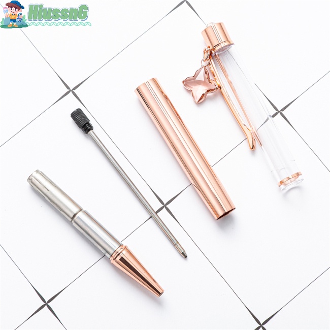 Bút Bi Rỗng Hình Cỏ Bốn Lá Nổi Cho Học Sinh Diy
