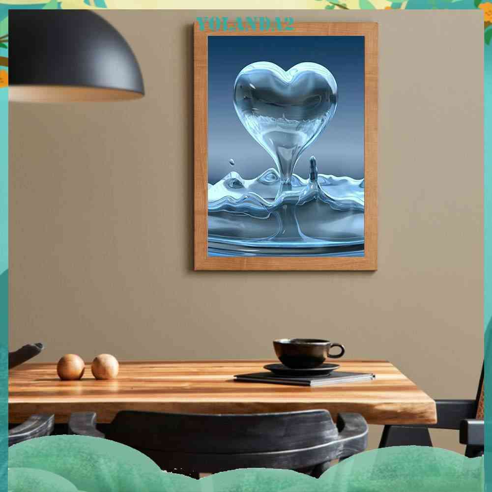 Tranh Đính Đá Kim Cương Toàn Bộ 5D DIY Hình Giọt Nước