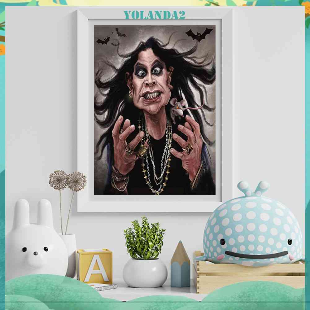 Tranh Đính Đá Kim Cương Toàn Bộ 5D DIY Hình Chân Dung Oz