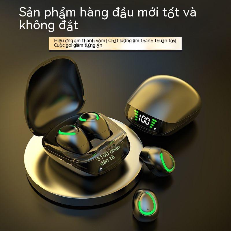 Tai nghe Bluetooth không dây 5.3tws Mini Pea không thấm nước cảm ứng vô hình mã thiết kế ksc-543 không đau tai