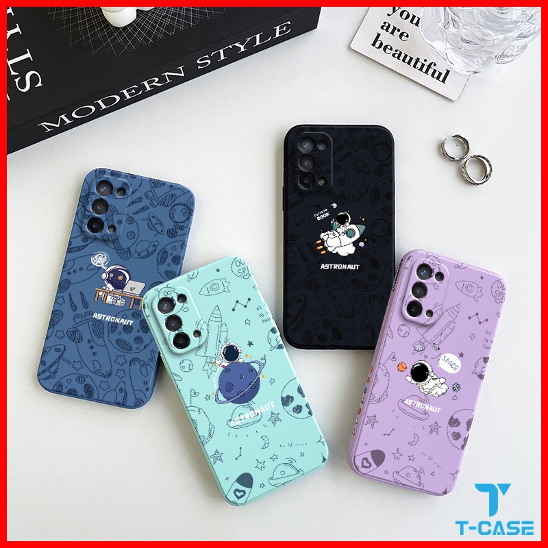 Ốp Điện Thoại Cho OPPO A74 5G A95 A74 A96 A76 A94 A93 A17K A17 A16K A16 A15S A15 A9 2020 A5 2020 Phi hành gia 2A-SS