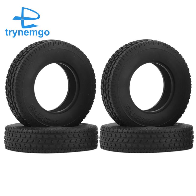 Set 4 Bánh Xe Cao Su Dành Cho Xe Đồ Chơi 1 / 14 Tamiya RC