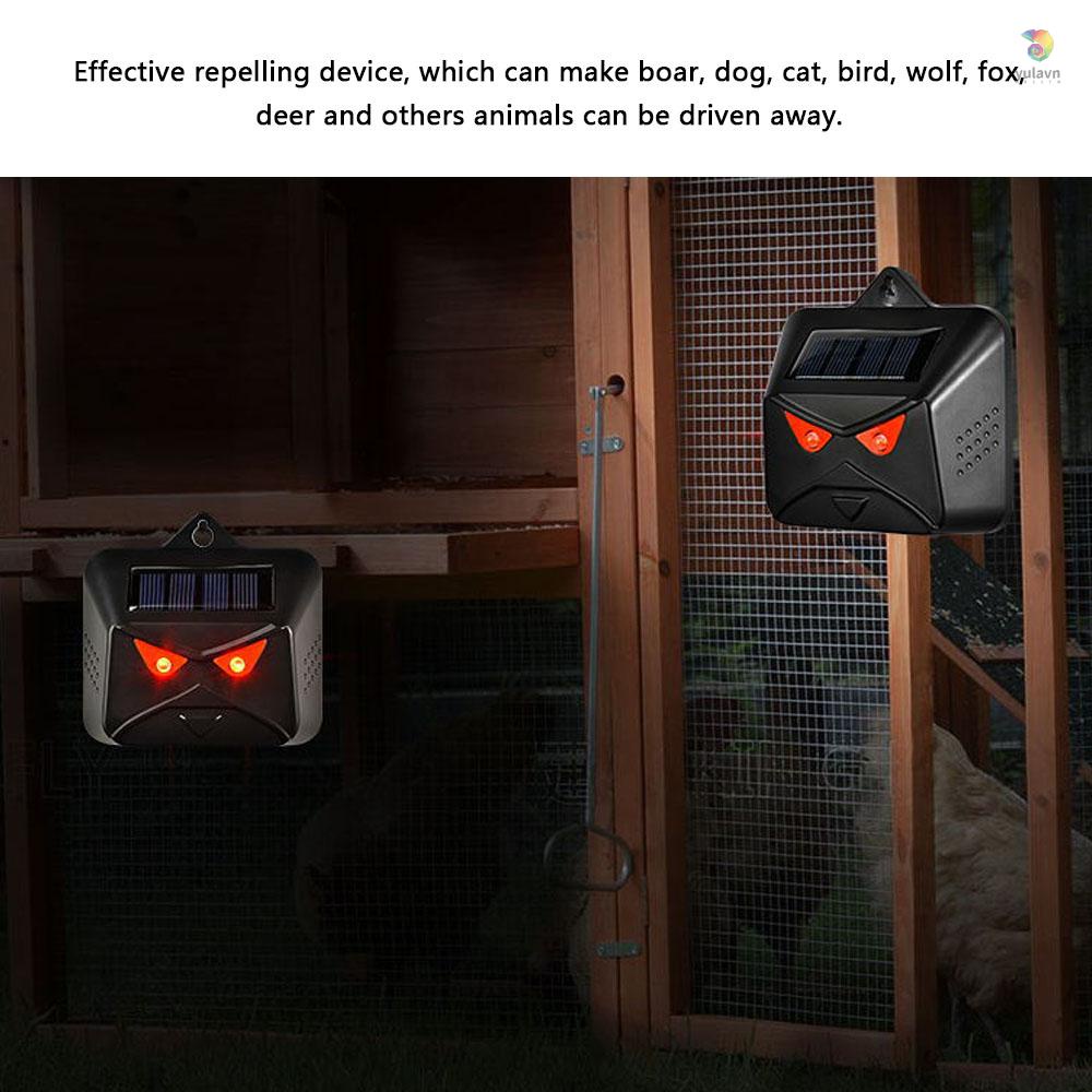 Thiết Bị Đuổi Chim Bằng Đèn LED Sử Dụng Năng Lượng Mặt Trời Nhiều Lần Tiện Dụng