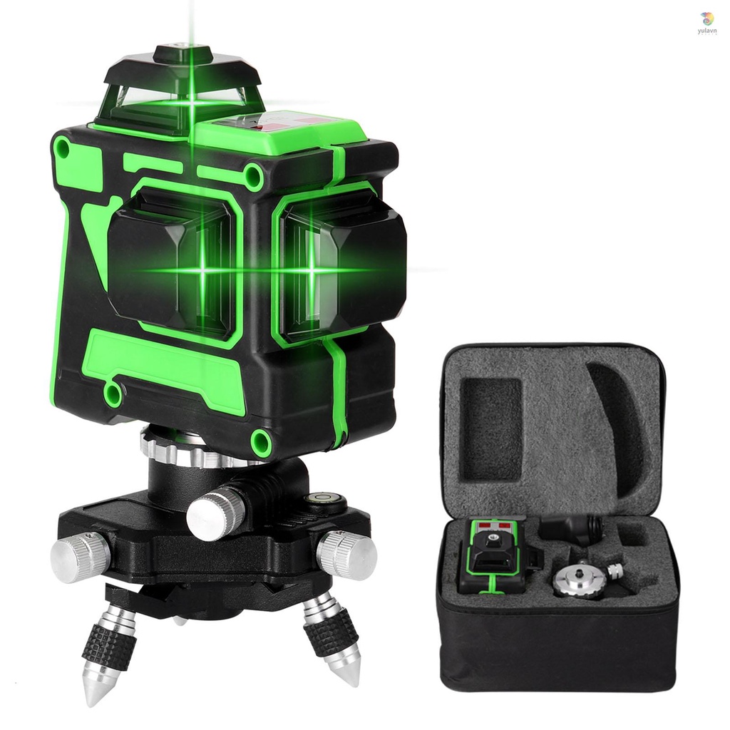 Máy Đo Bằng Laser 3D 12 Đường Dọc Đa Năng Kèm Chức Năng Tự Định Vị