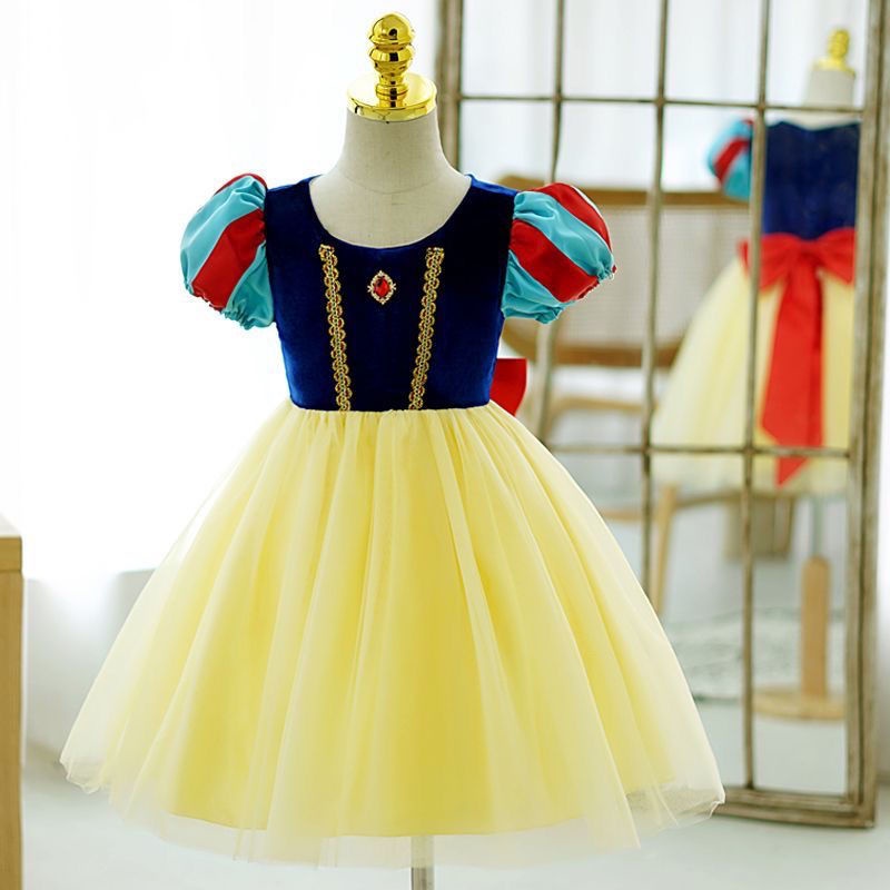 Đầm Hóa Trang Công Chúa Bạch Tuyết Dễ Thương Cho Bé Gái