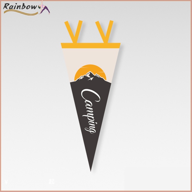 Cờ Mềm In Họa Tiết Nhiều Màu Sắc Gọn Nhẹ Tiện Dụng Mang Theo Cắm Trại