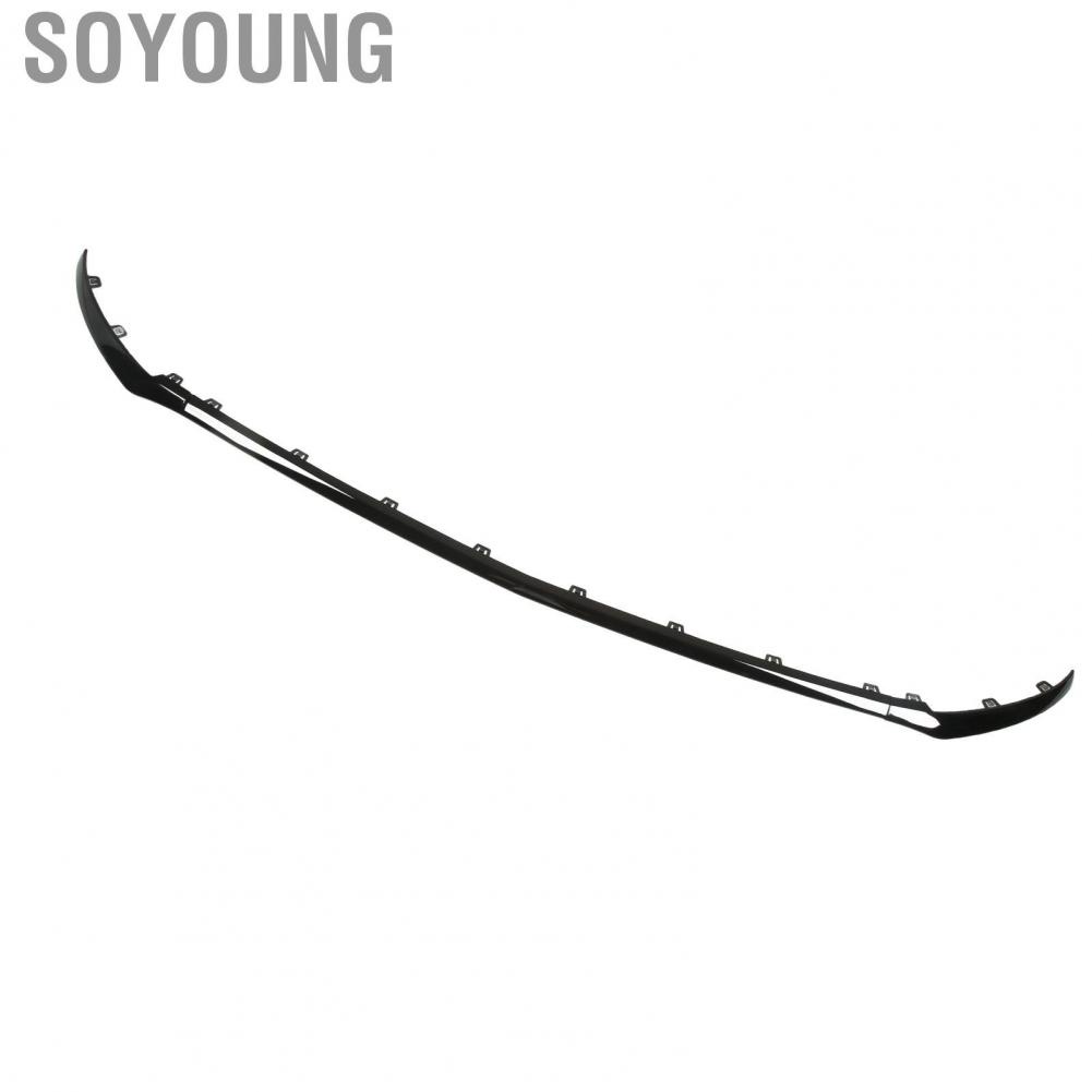 Soyoung Front Bumper Lower Trim  Impact Resistance UV Protection Lip Spoiler Chin 3pcs for Car