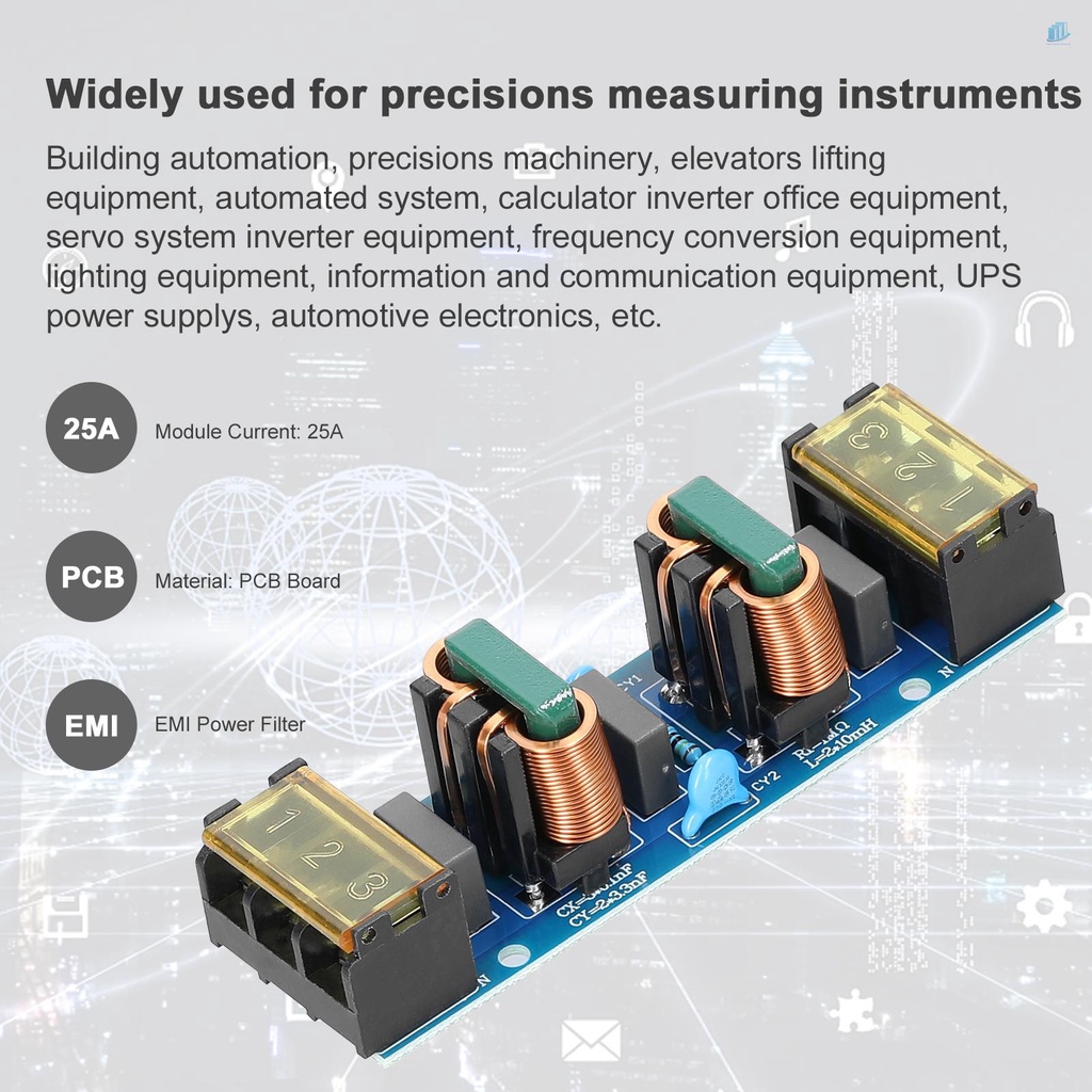 Bảng Lọc Tần Số Thấp Hai Giai Đoạn Chuyên Dụng Cho Board Mạch Điện s2mwvn (s2mwvn) 25A