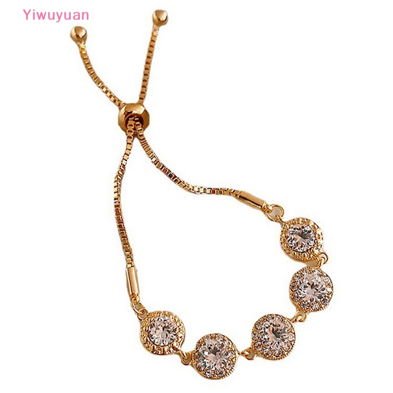 Vòng Tay Đính Đá Zircon Phong Cách Hàn Quốc Thời Trang Cho Nữ Mới