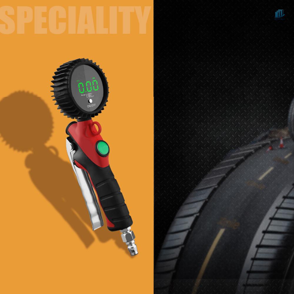 Súng Bơm Hơi Hiển Thị Đèn LED Kỹ Thuật Số Độ Chính Xác Cao 180bar (s2mwvn)