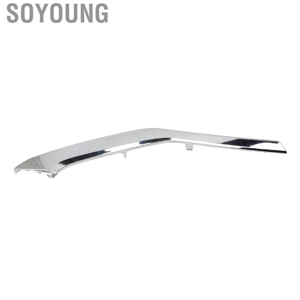 Soyoung 6407A324  OE Standard Scratch Resistant Direct Fit Bumper Chrome Moulding Cover Front Bumper Molding Trim Gloss  for Cars