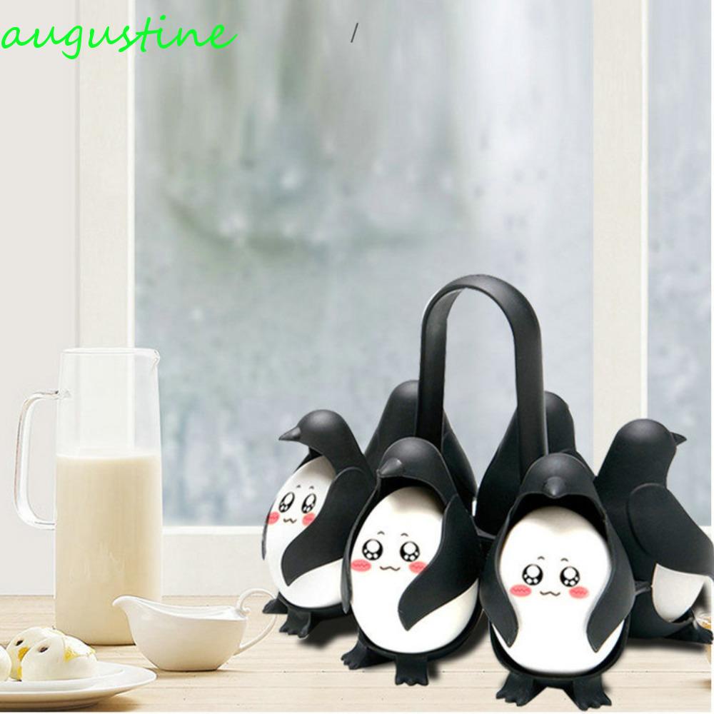 Giá Đỡ Trứng Hấp Đa Năng Hình Chim Cánh Cụt Bằng Nhựa