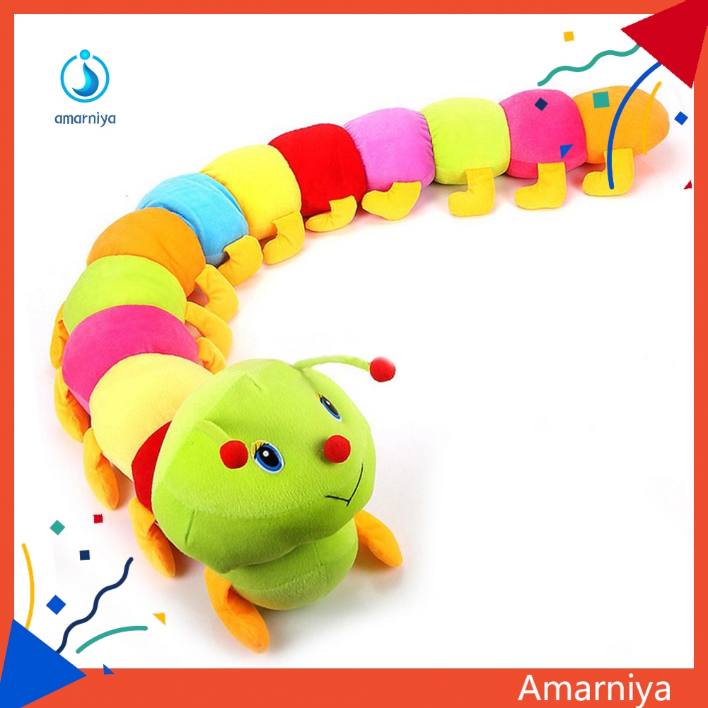 Sâu Bướm Nhồi Bông Mềm Mại Nhiều Màu Dành Cho Bé