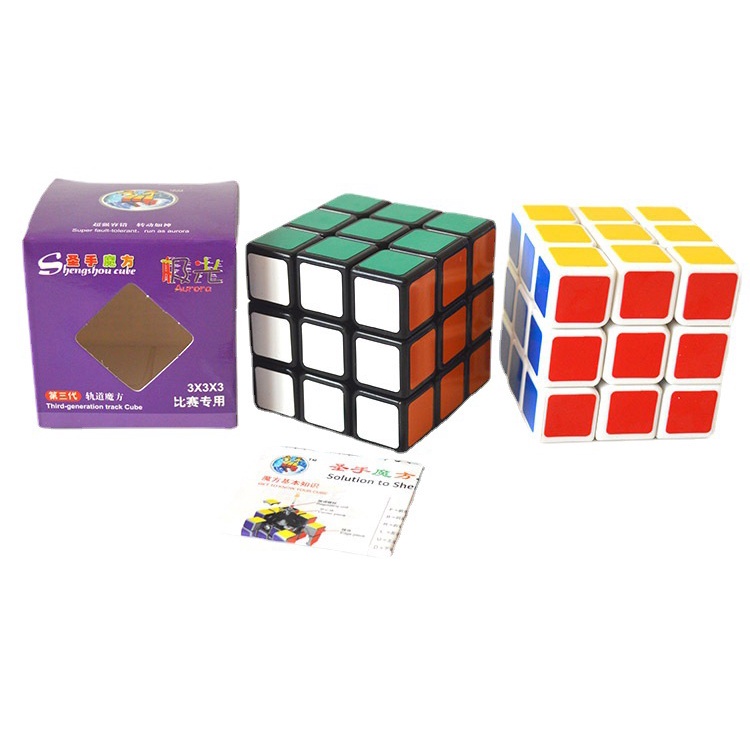 Khối Rubik 3x3 3x3 Kích Thước 3x3 Bằng PVC Mượt Mà
