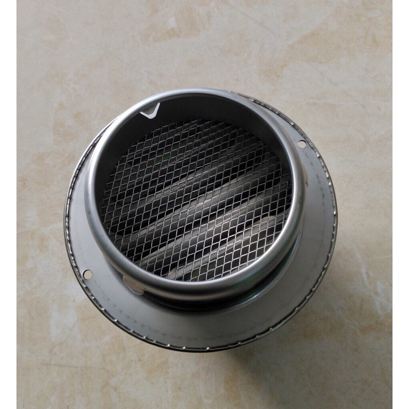 Máy hút mùi , hút mùi bếp - nắp chụp thông hơi , ngăn côn trùng , chụp che mưa inox . Vencap