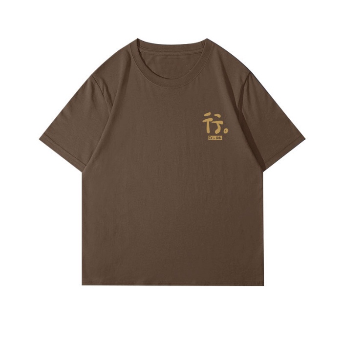 Áo thun unisex NRVP 100% cotton ngắn tay phong cách Hàn Quốc thời trang 2023