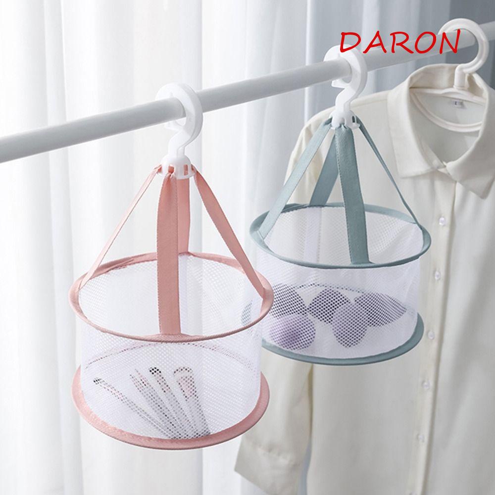 Giỏ Lưới Đựng Đồ Giặt / Trang Điểm Mini Có Khóa Kéo Tiện Dụng