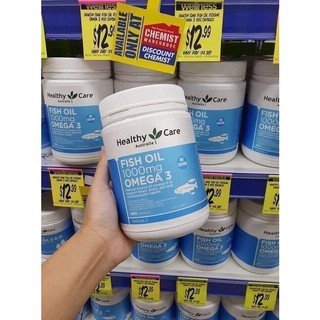 Viên uống Fish oil 1000MG OMEGA 3 HEALTHY CARE -  XUẤT XỨ ÚC