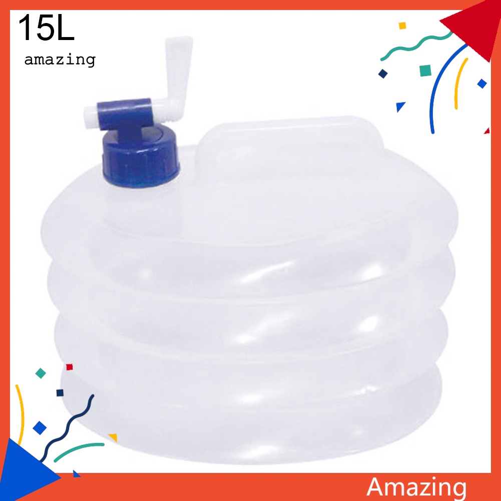 Bình Đựng Nước Trong Suốt Có Vòi Xếp Gọn Dung Tích 3 / 5 / 8 / 10 / 15l