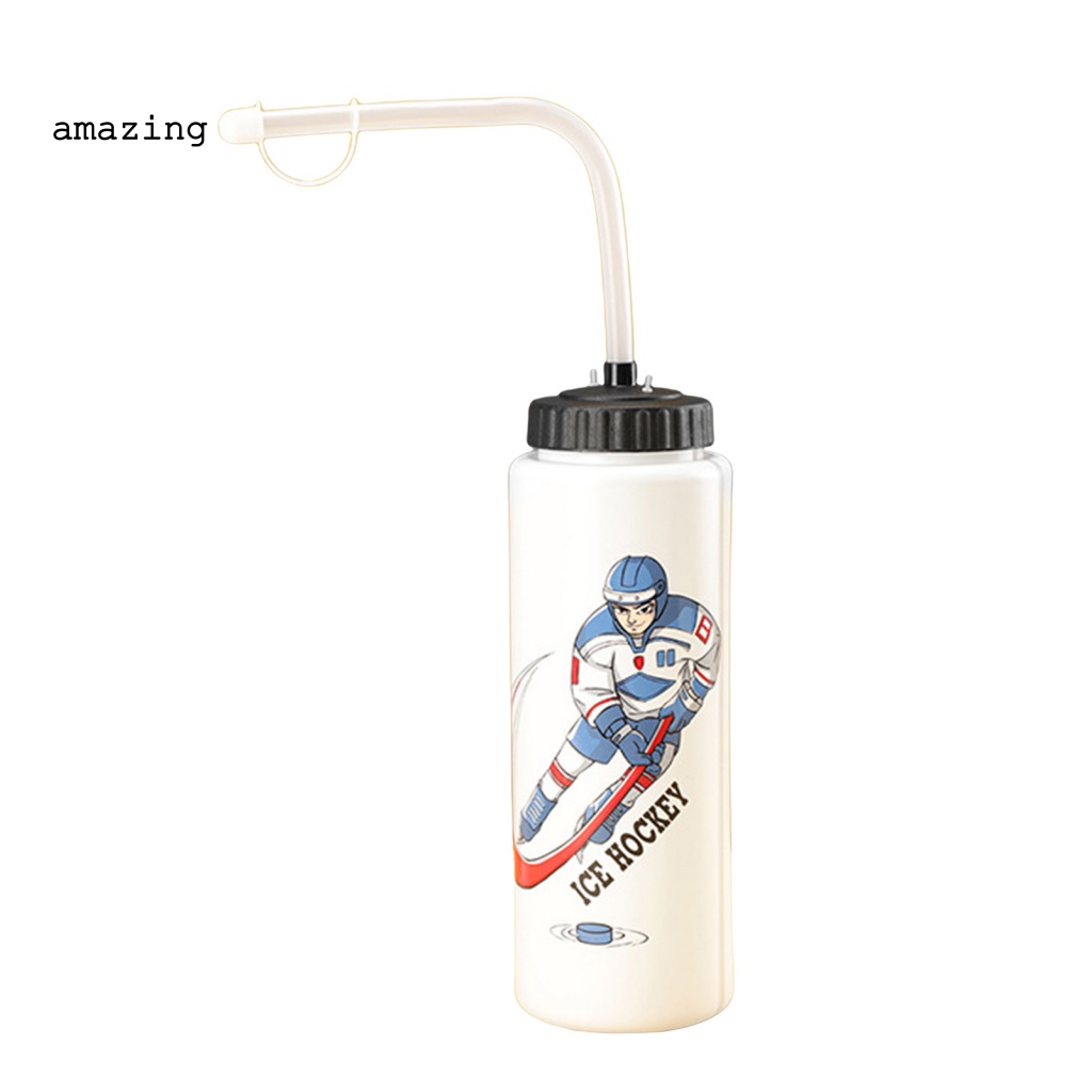 Bình Nước Một Tay Cầm Kèm Ống Hút Tiện Dụng Khi Đi Xe Đạp