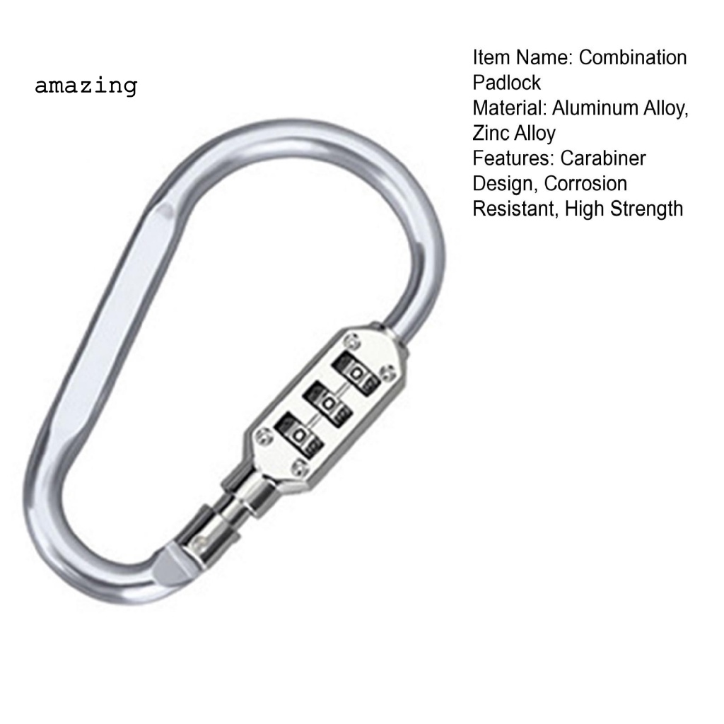 Khóa Chữ D Không Cần Biến Dạng Bền Bỉ Cho Túi Xách / Hành Lý / Leo Núi