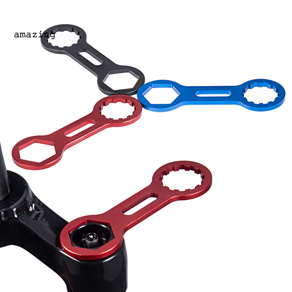 Cờ Lê Nắp Phuộc Trước Bằng Kim Loại Cứng Màu Sắc Tươi Sáng Cho Xe Đạp